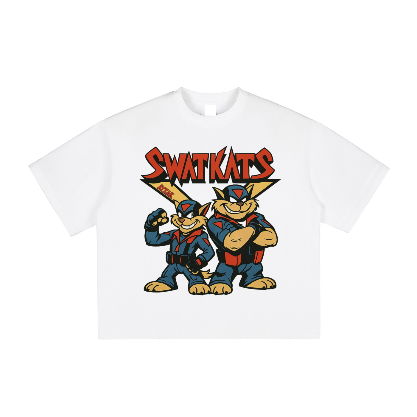 "Swat Katz x Ayzak" Boxy Tee